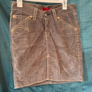 Grey Corduroy Levi’s Skirt
